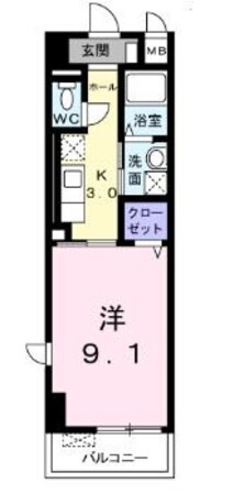 ベル　アンジュの物件間取画像